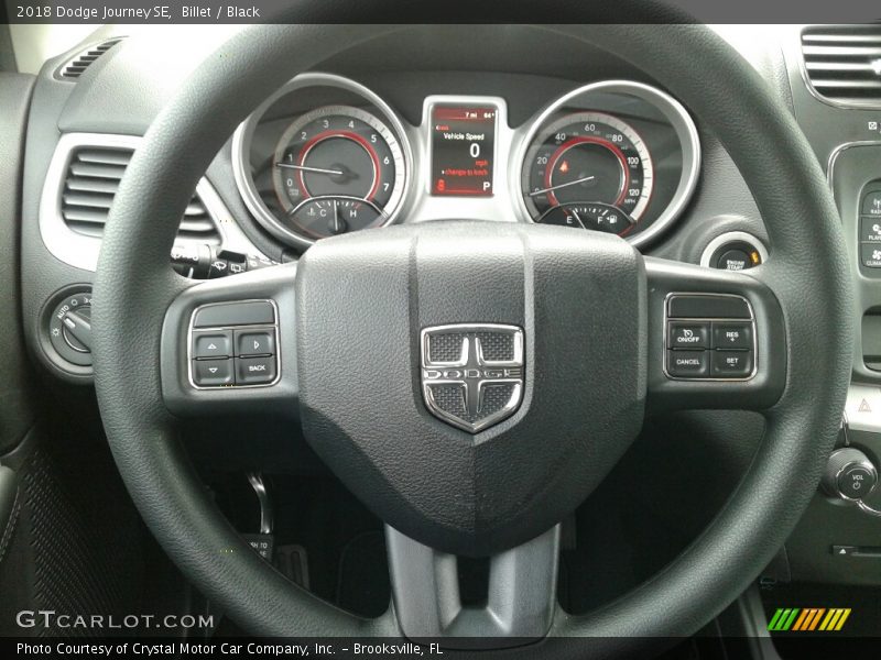 Billet / Black 2018 Dodge Journey SE