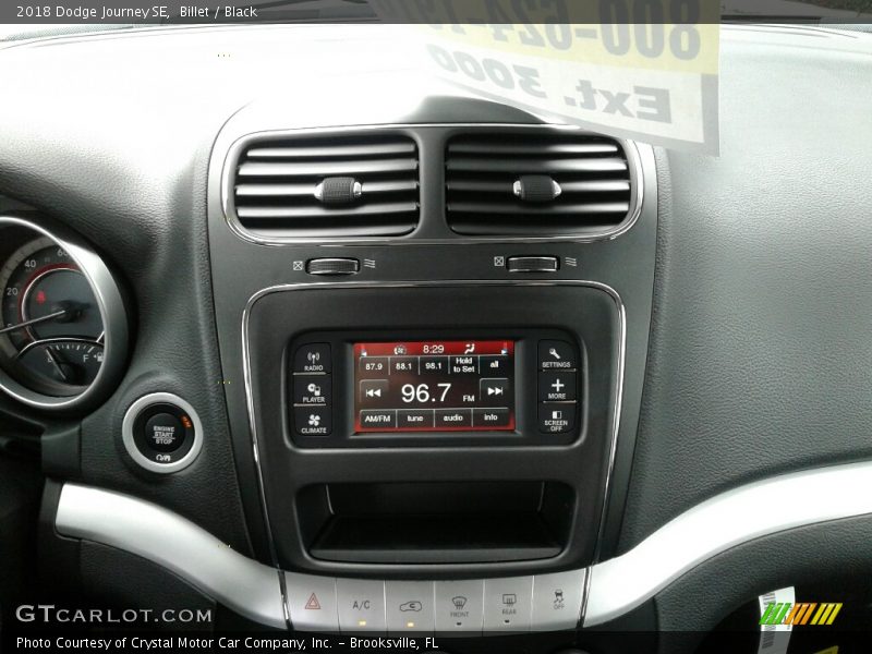 Billet / Black 2018 Dodge Journey SE