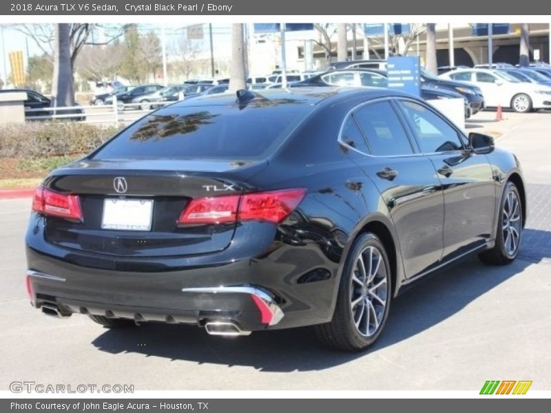 Crystal Black Pearl / Ebony 2018 Acura TLX V6 Sedan
