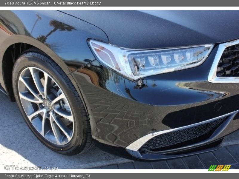Crystal Black Pearl / Ebony 2018 Acura TLX V6 Sedan