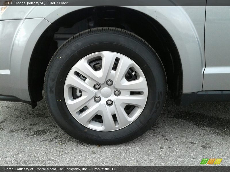 Billet / Black 2018 Dodge Journey SE