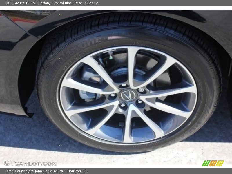 Crystal Black Pearl / Ebony 2018 Acura TLX V6 Sedan