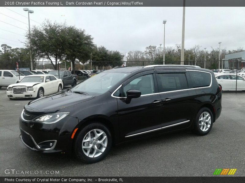 Dark Cordovan Pearl / Cognac/Alloy/Toffee 2018 Chrysler Pacifica Touring L