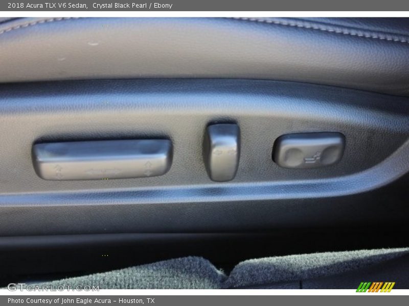 Crystal Black Pearl / Ebony 2018 Acura TLX V6 Sedan