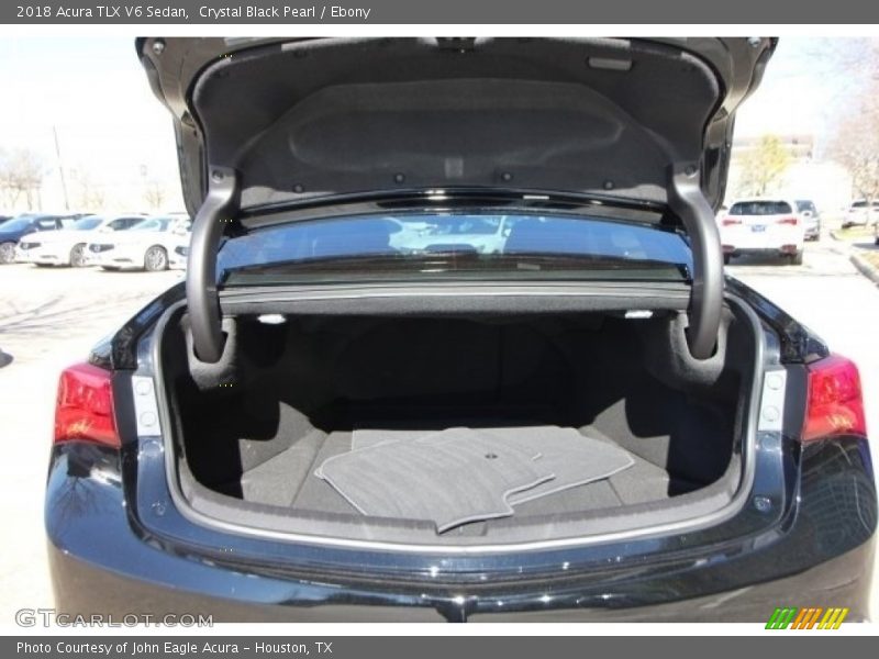 Crystal Black Pearl / Ebony 2018 Acura TLX V6 Sedan