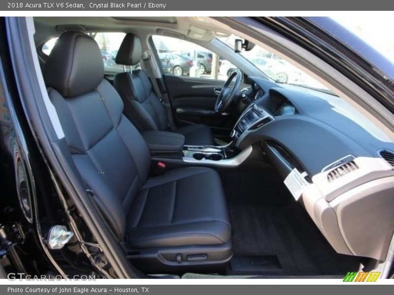 Crystal Black Pearl / Ebony 2018 Acura TLX V6 Sedan
