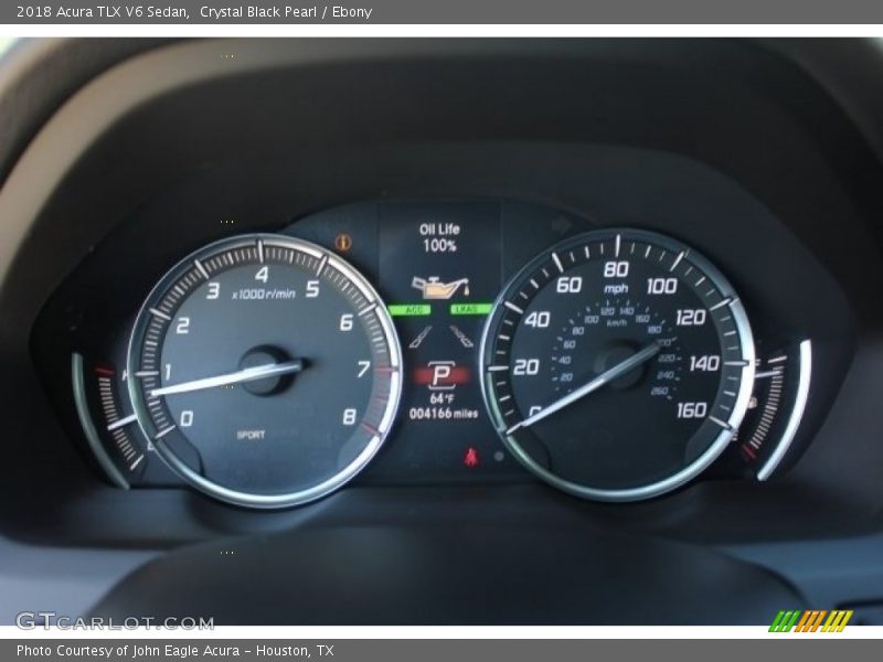 Crystal Black Pearl / Ebony 2018 Acura TLX V6 Sedan