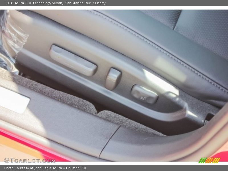 San Marino Red / Ebony 2018 Acura TLX Technology Sedan