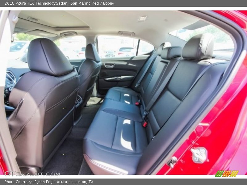 San Marino Red / Ebony 2018 Acura TLX Technology Sedan