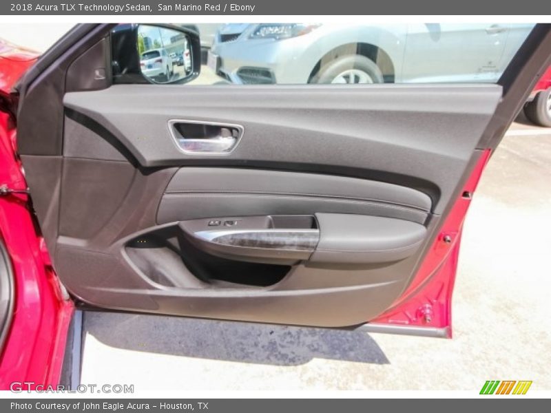 San Marino Red / Ebony 2018 Acura TLX Technology Sedan
