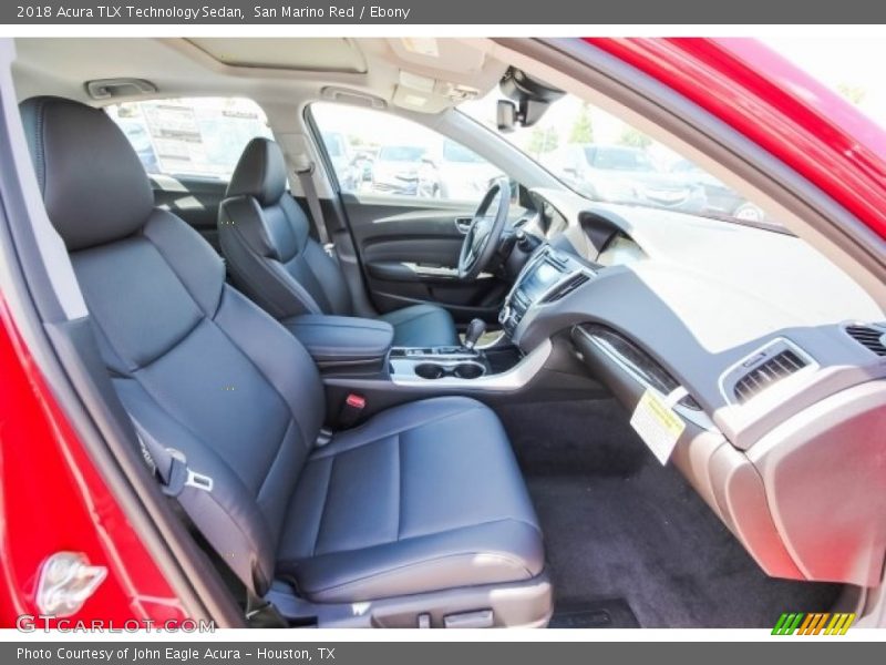 San Marino Red / Ebony 2018 Acura TLX Technology Sedan