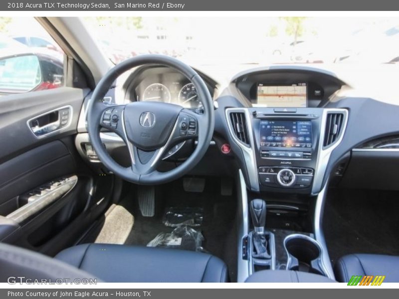 San Marino Red / Ebony 2018 Acura TLX Technology Sedan