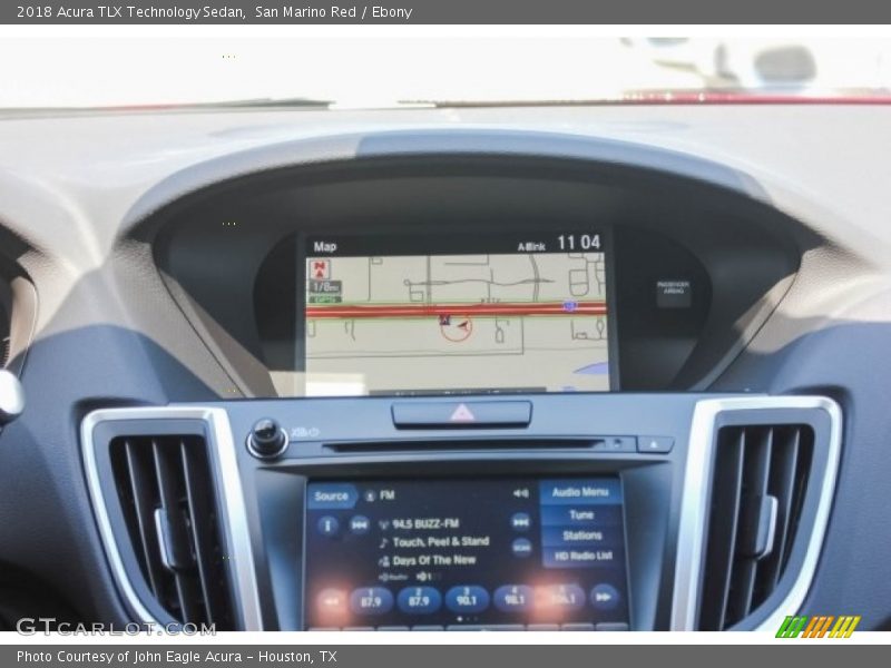 San Marino Red / Ebony 2018 Acura TLX Technology Sedan
