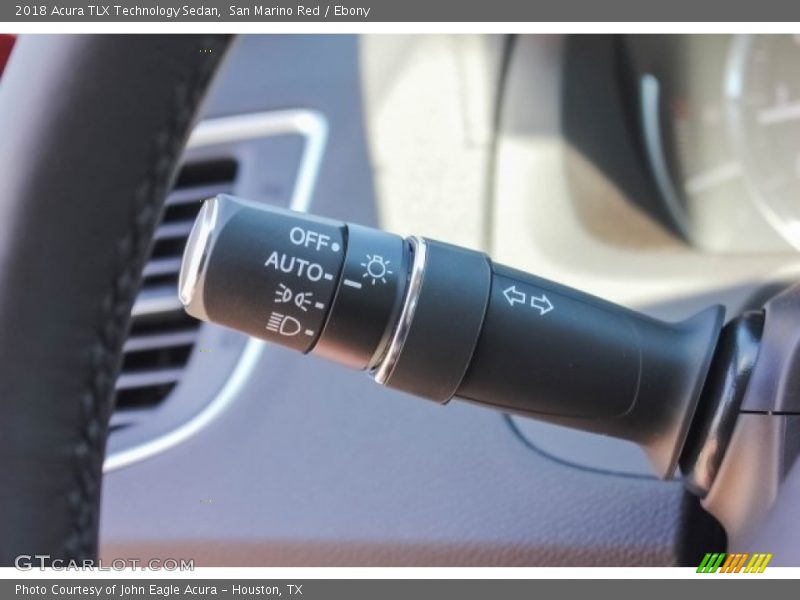 San Marino Red / Ebony 2018 Acura TLX Technology Sedan