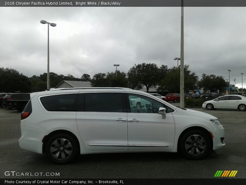 Bright White / Black/Alloy 2018 Chrysler Pacifica Hybrid Limited