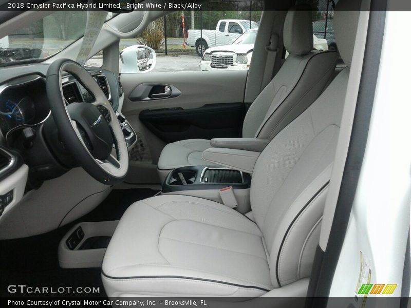 Bright White / Black/Alloy 2018 Chrysler Pacifica Hybrid Limited