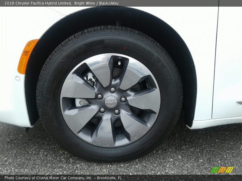 Bright White / Black/Alloy 2018 Chrysler Pacifica Hybrid Limited