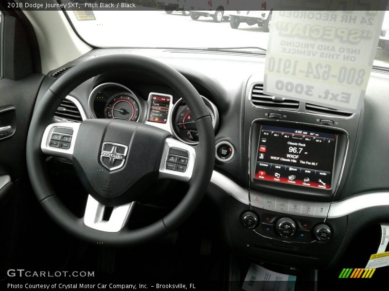 Pitch Black / Black 2018 Dodge Journey SXT