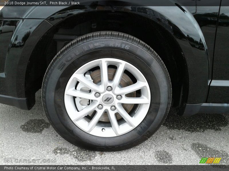 Pitch Black / Black 2018 Dodge Journey SXT