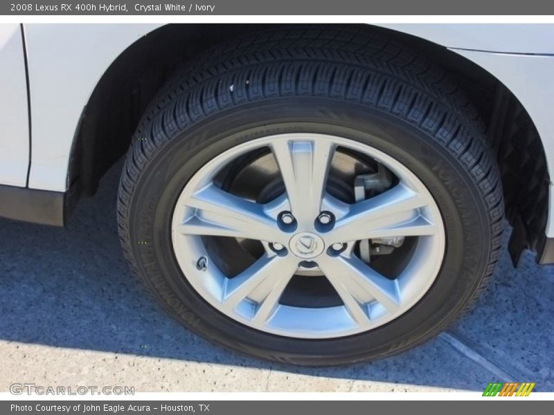 Crystal White / Ivory 2008 Lexus RX 400h Hybrid