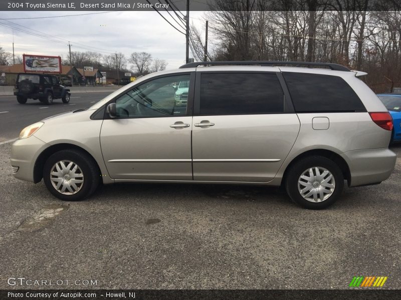 Desert Sand Mica / Stone Gray 2004 Toyota Sienna LE