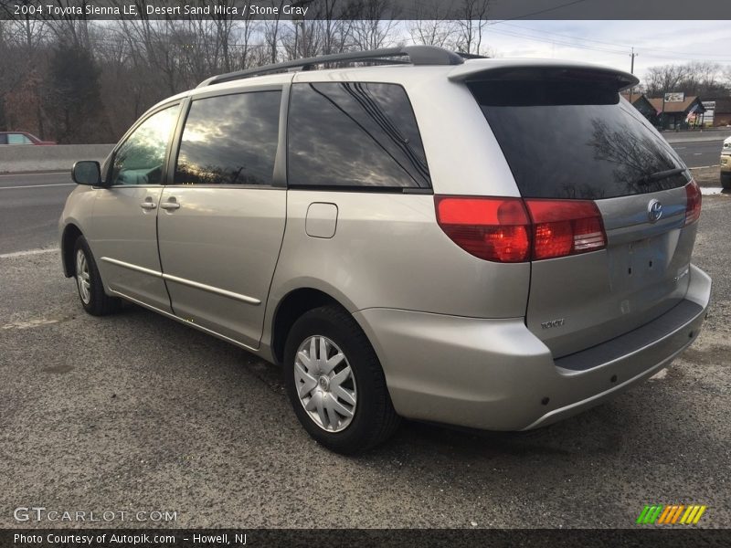 Desert Sand Mica / Stone Gray 2004 Toyota Sienna LE