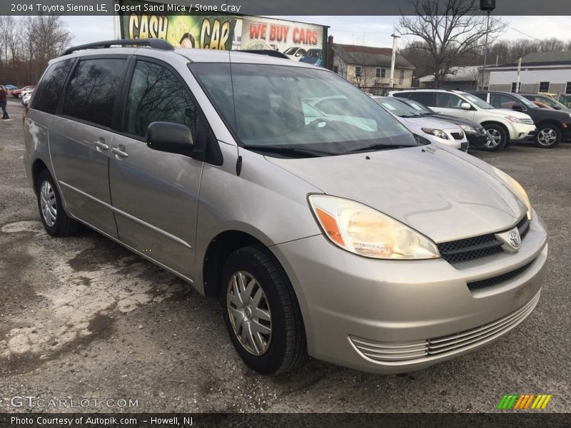 Desert Sand Mica / Stone Gray 2004 Toyota Sienna LE