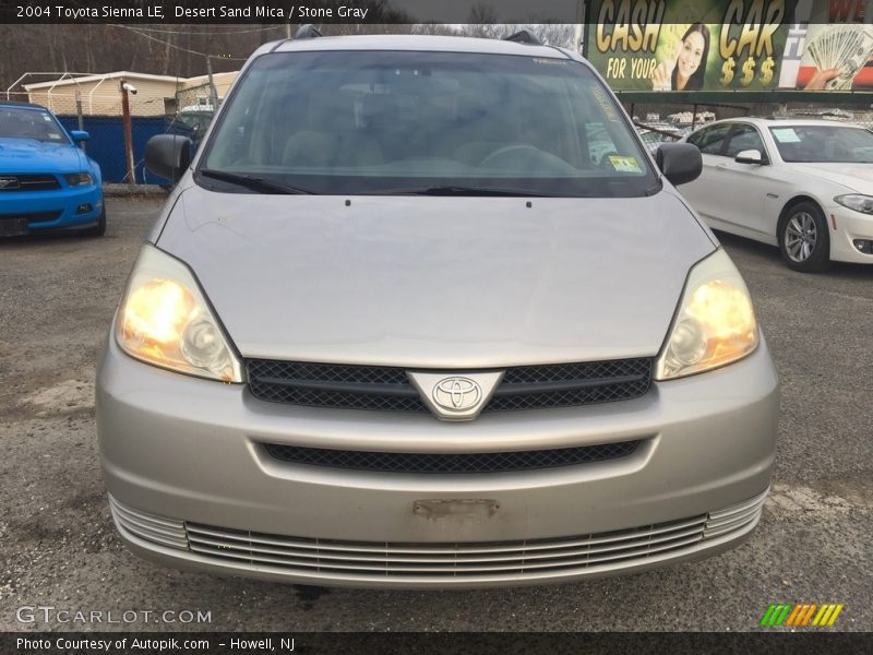 Desert Sand Mica / Stone Gray 2004 Toyota Sienna LE