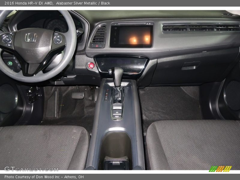 Alabaster Silver Metallic / Black 2016 Honda HR-V EX AWD