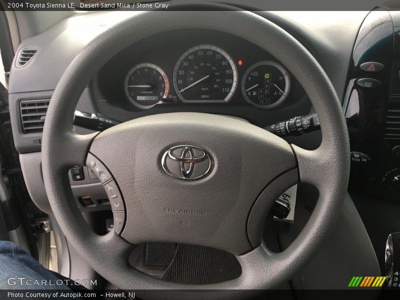 Desert Sand Mica / Stone Gray 2004 Toyota Sienna LE