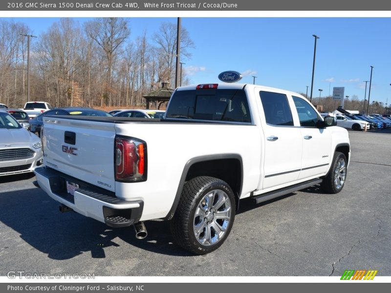 White Frost Tricoat / Cocoa/Dune 2016 GMC Sierra 1500 Denali Crew Cab 4WD