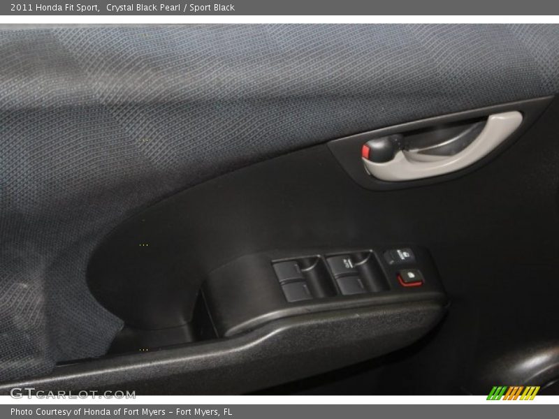 Crystal Black Pearl / Sport Black 2011 Honda Fit Sport