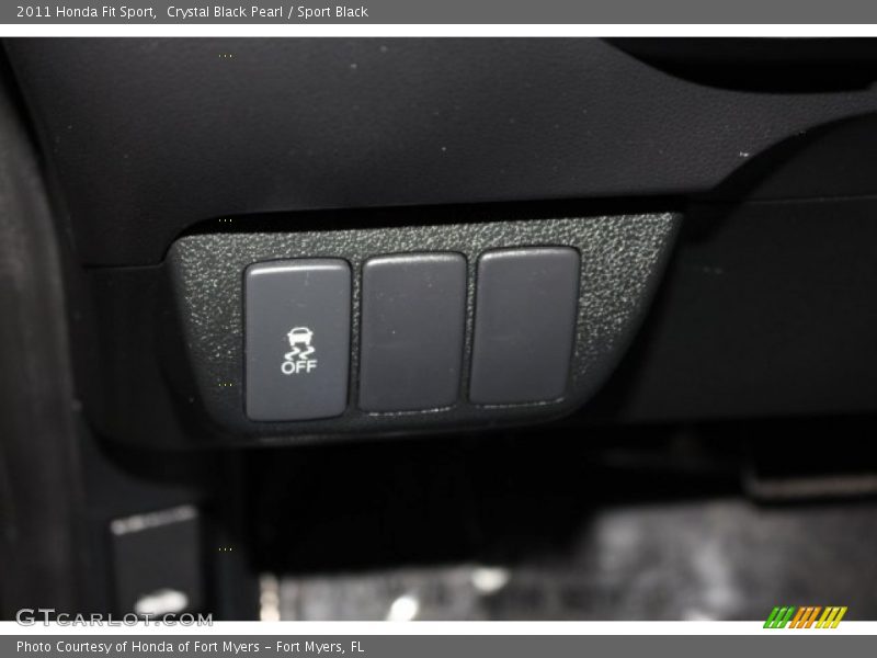 Crystal Black Pearl / Sport Black 2011 Honda Fit Sport