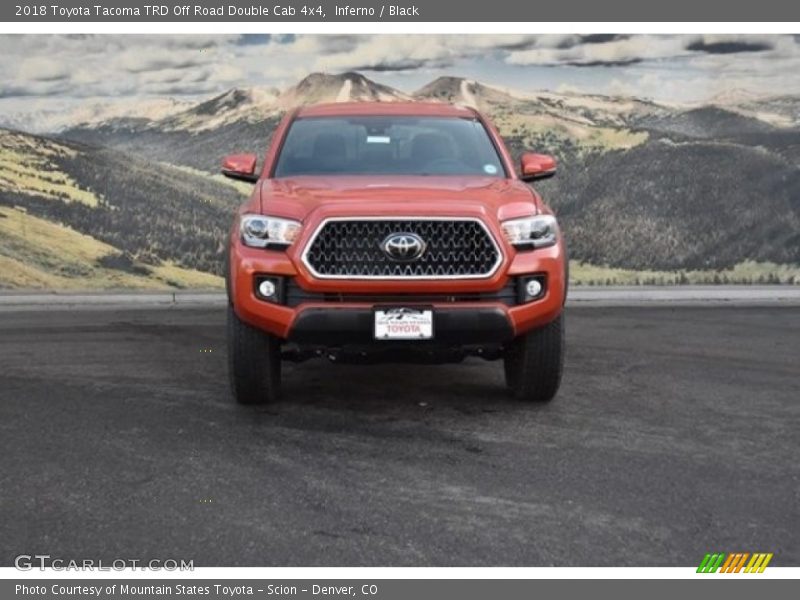Inferno / Black 2018 Toyota Tacoma TRD Off Road Double Cab 4x4