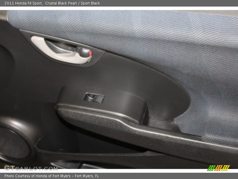 Crystal Black Pearl / Sport Black 2011 Honda Fit Sport