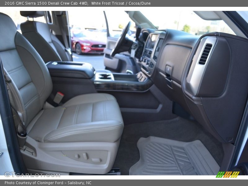 White Frost Tricoat / Cocoa/Dune 2016 GMC Sierra 1500 Denali Crew Cab 4WD