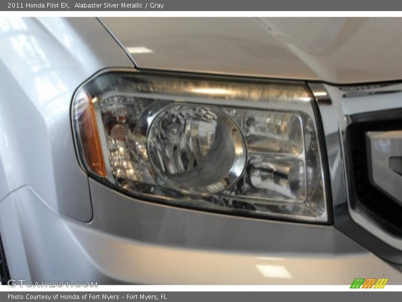 Alabaster Silver Metallic / Gray 2011 Honda Pilot EX