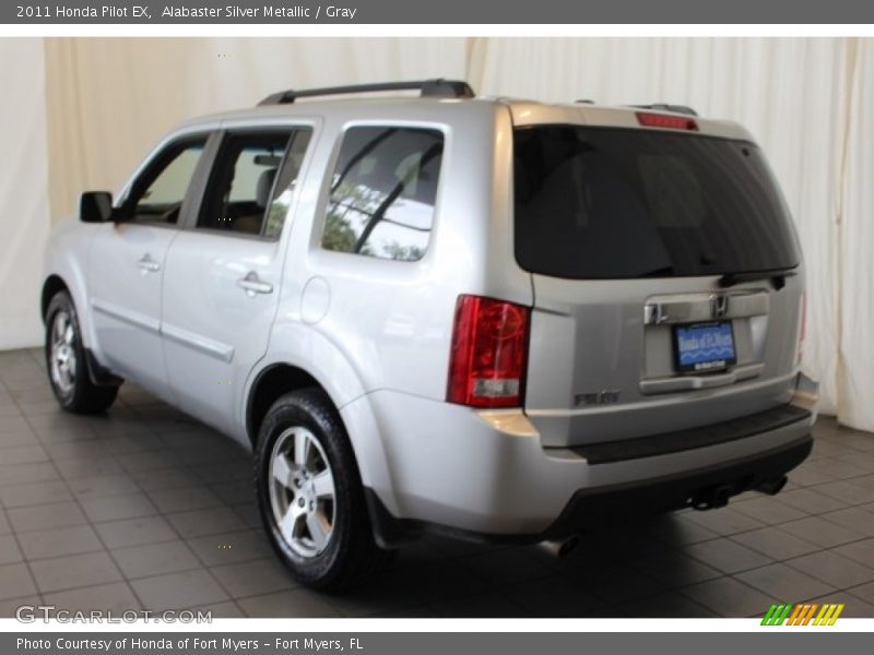 Alabaster Silver Metallic / Gray 2011 Honda Pilot EX