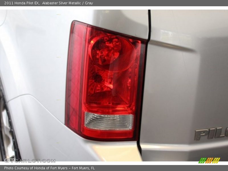 Alabaster Silver Metallic / Gray 2011 Honda Pilot EX