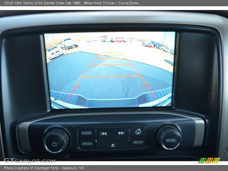 White Frost Tricoat / Cocoa/Dune 2016 GMC Sierra 1500 Denali Crew Cab 4WD