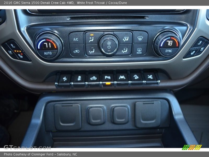 White Frost Tricoat / Cocoa/Dune 2016 GMC Sierra 1500 Denali Crew Cab 4WD