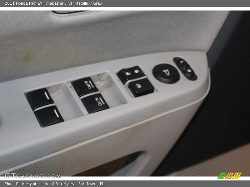 Alabaster Silver Metallic / Gray 2011 Honda Pilot EX