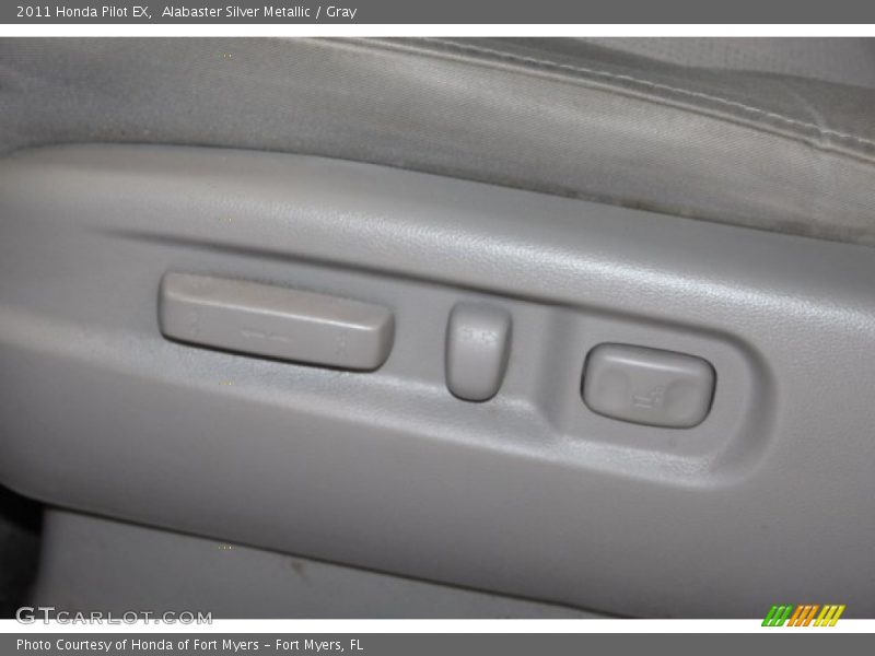 Alabaster Silver Metallic / Gray 2011 Honda Pilot EX