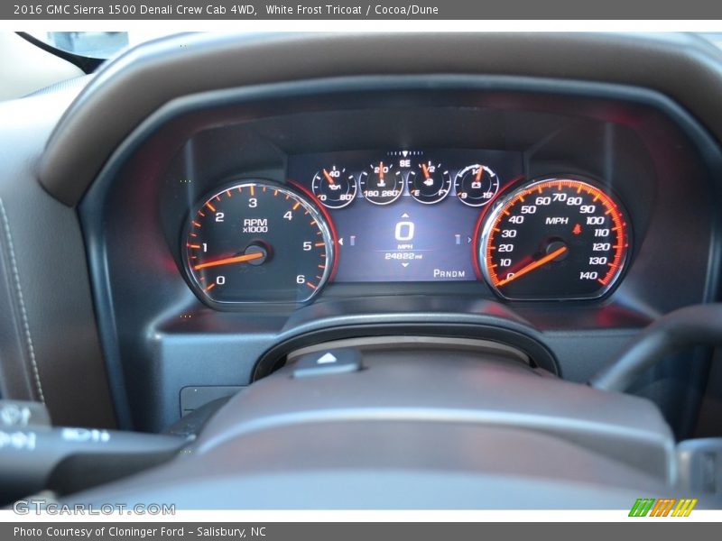 White Frost Tricoat / Cocoa/Dune 2016 GMC Sierra 1500 Denali Crew Cab 4WD