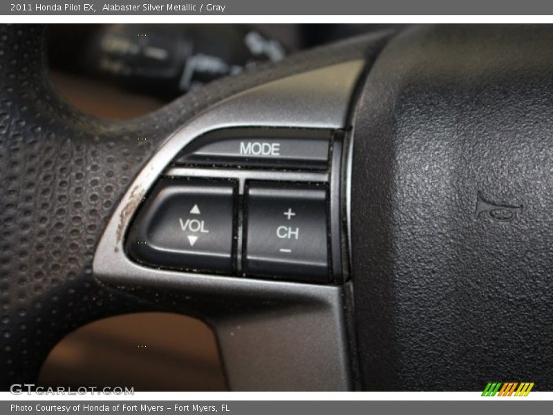 Alabaster Silver Metallic / Gray 2011 Honda Pilot EX