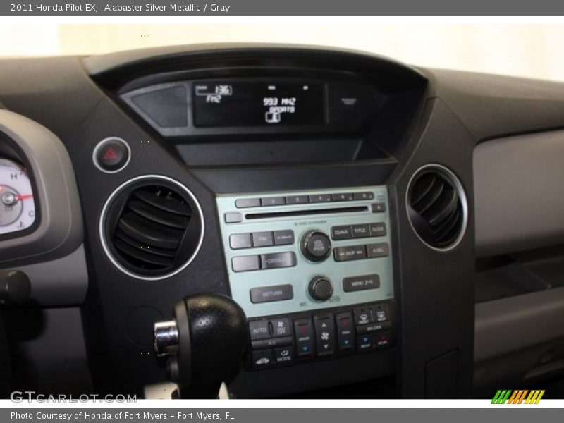 Alabaster Silver Metallic / Gray 2011 Honda Pilot EX