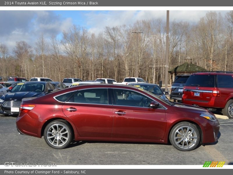 Sizzling Crimson Mica / Black 2014 Toyota Avalon XLE