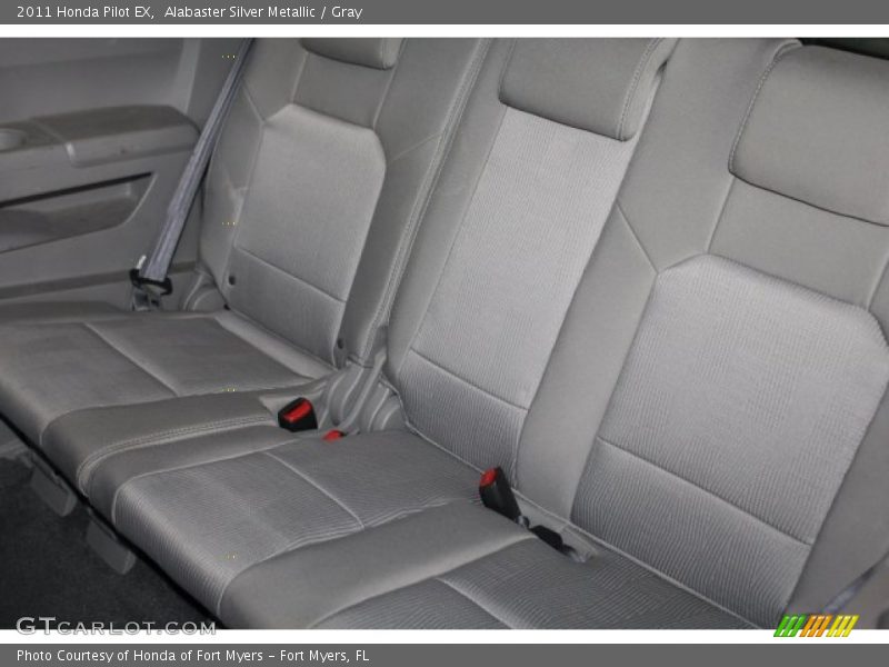 Alabaster Silver Metallic / Gray 2011 Honda Pilot EX