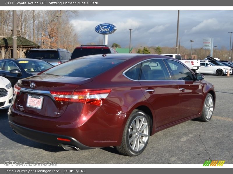 Sizzling Crimson Mica / Black 2014 Toyota Avalon XLE