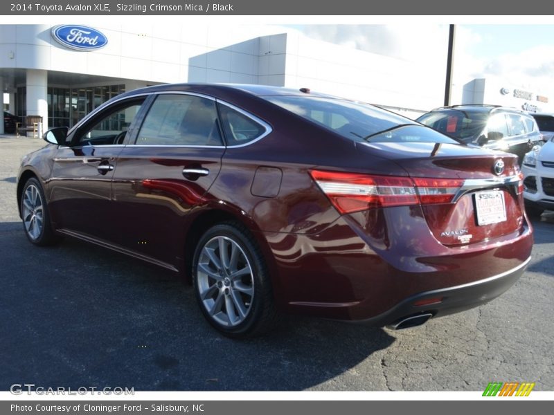 Sizzling Crimson Mica / Black 2014 Toyota Avalon XLE